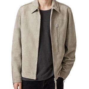 Suede Zip Trucker jacket